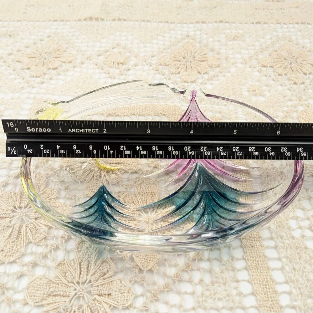 Vintage Studio Nova Shooting Star Art Glass Trinket / Candy / Nut / Dish